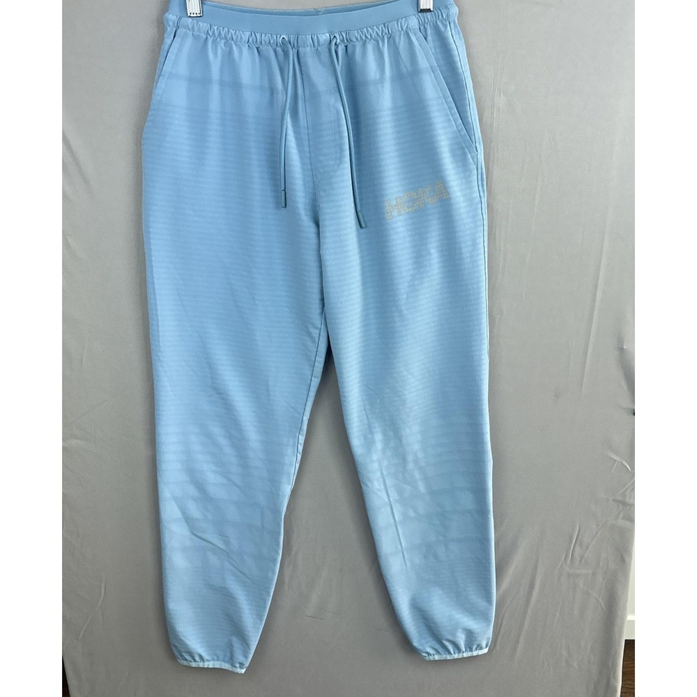 Hoka‎ Mission Jogger Size Small Light Blue Running Stretch Pants